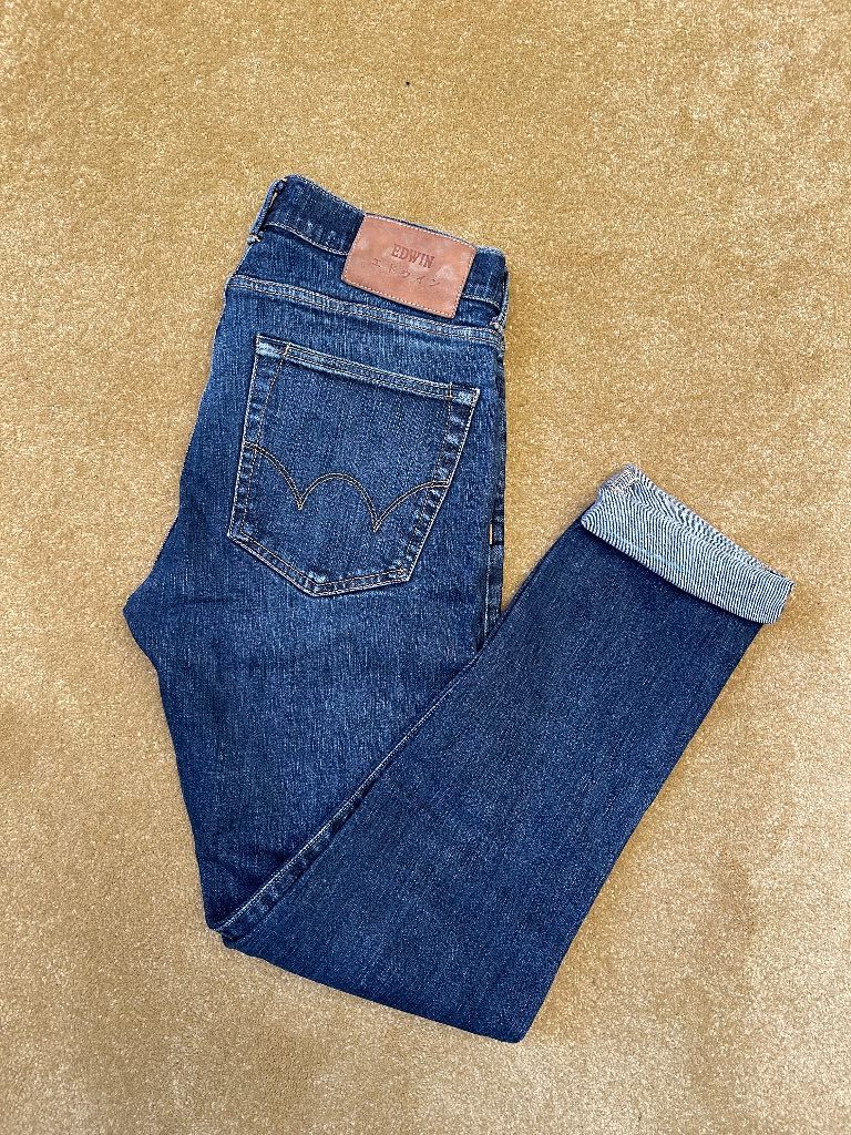 Men’s Edwin ED-85 Slim Tapered Japanese Denim Jeans Size W30/L31