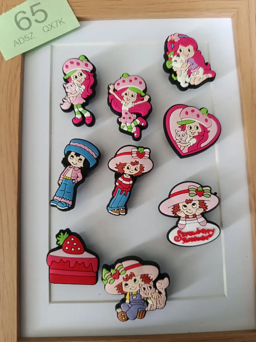 Strawberry shortcake crocs clogs charms jibbits