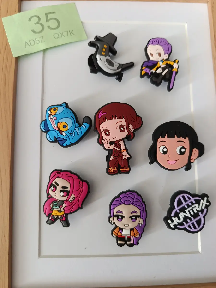 K-pop demon Hunter crocs clogs charms