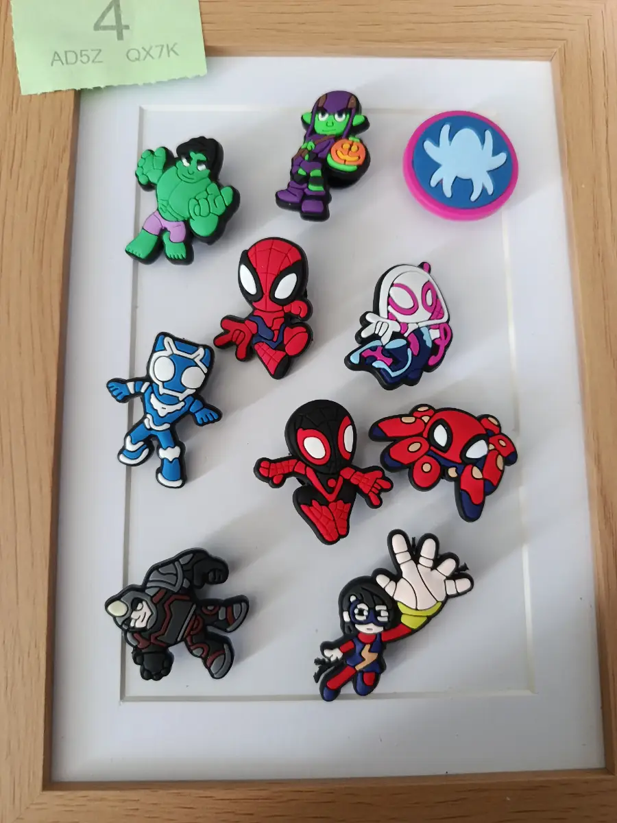 spidey and his amazing friends crocs clogs charms jibbits