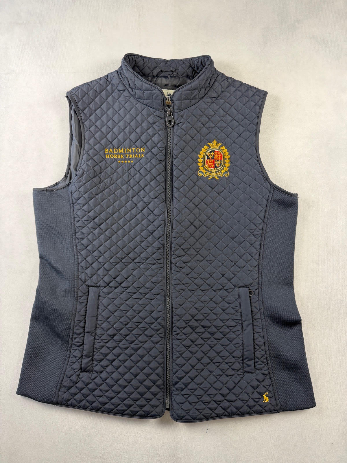 Joules Badminton Horse Trials Quilted Gilet Navy UK 18 Equestrian Country