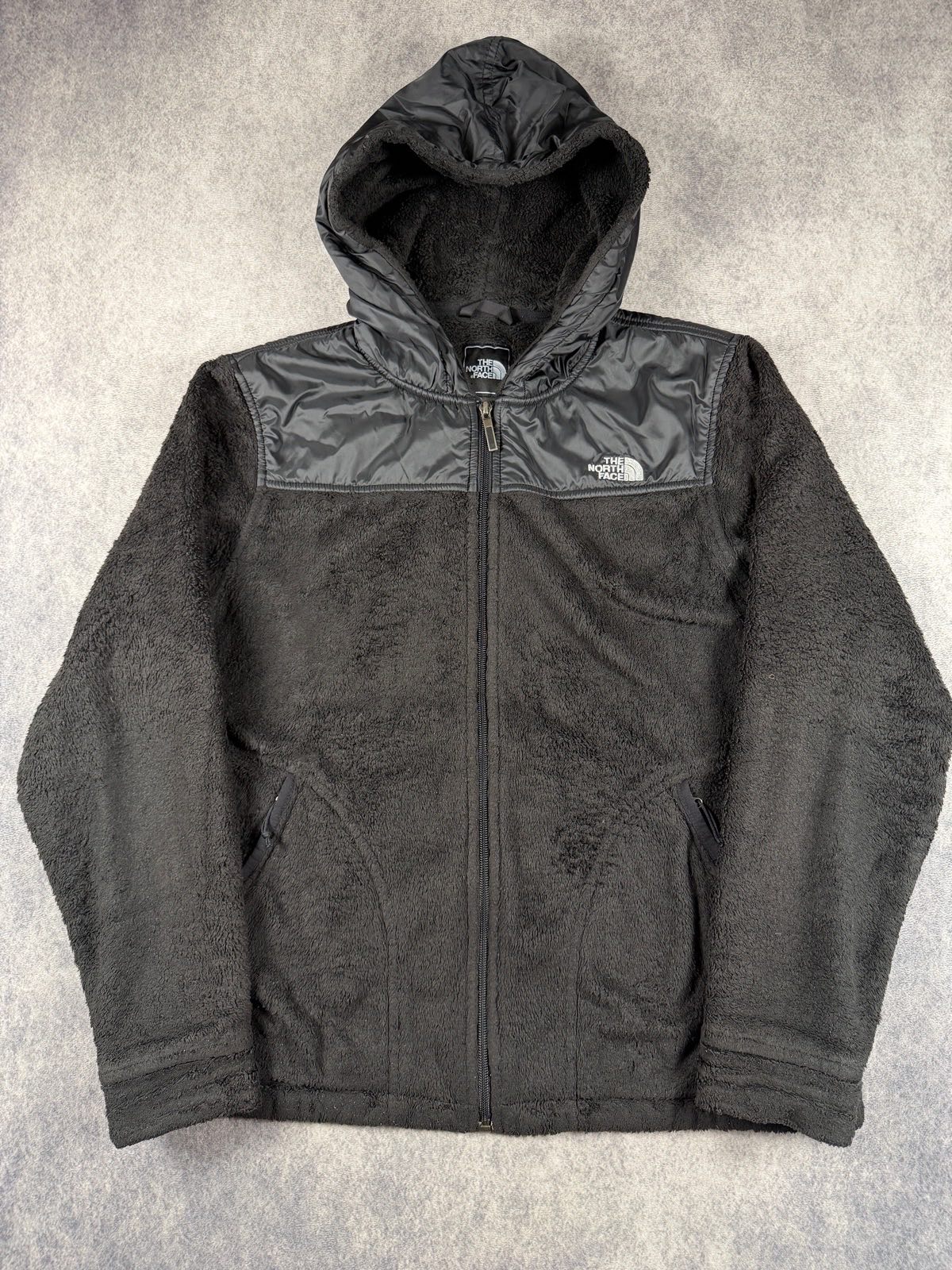The North Face Osito Oso Fleece Hoodie Black Women’s UK 16 XL Teddy Sherpa