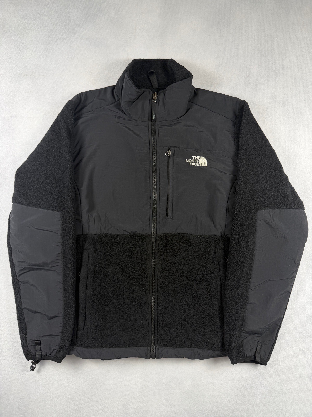 The North Face Polartec Denali Fleece Jacket Black Size L Full Zip Outdoor