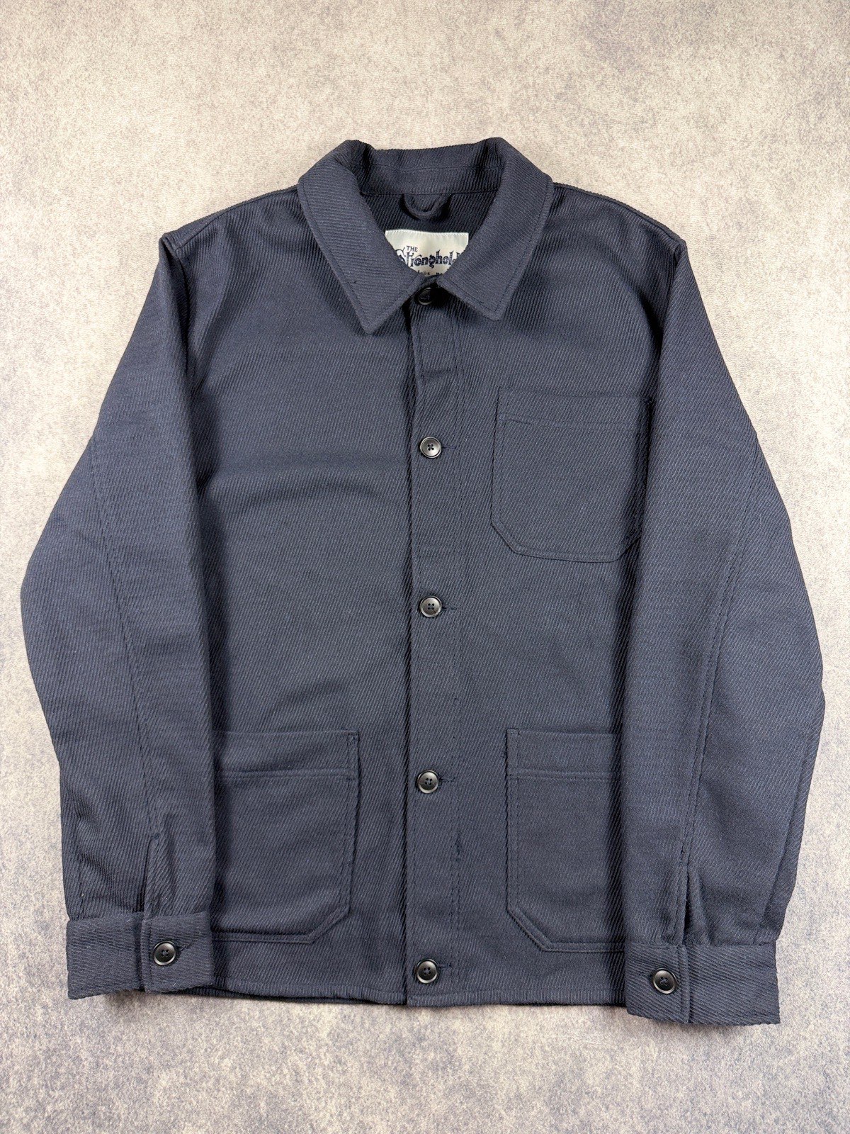 The Stronghold Chore Jacket Navy Blue Size L Workwear Utility Overshirt