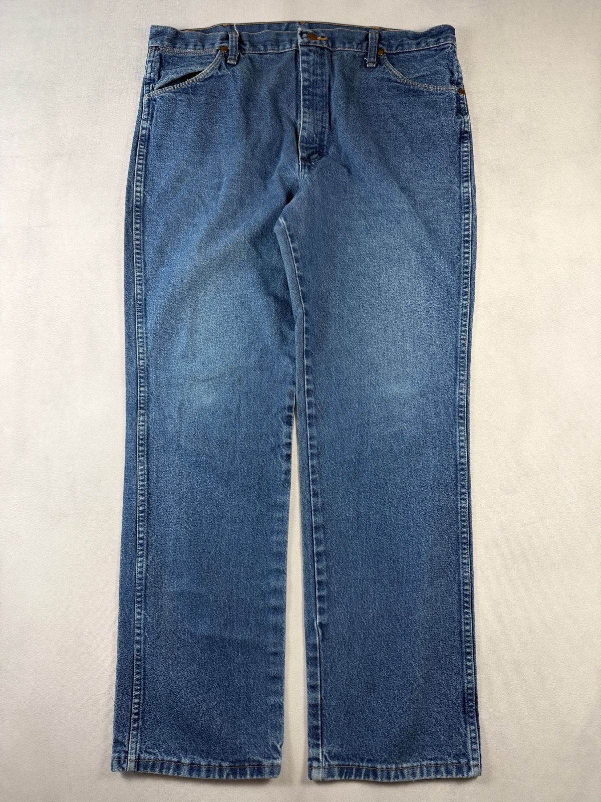 Wrangler Regular Fit Jeans Men’s W38 L32 Blue Denim Straight Leg