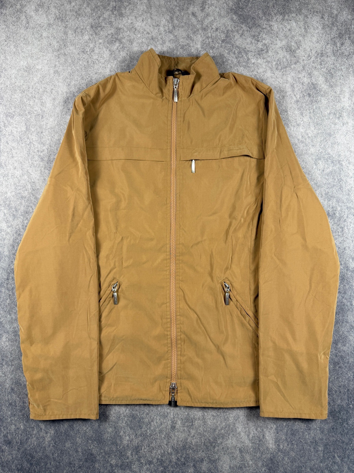 Barbour L851 Fitted Casual Jacket Brown Tan UK 12 Lightweight Utility