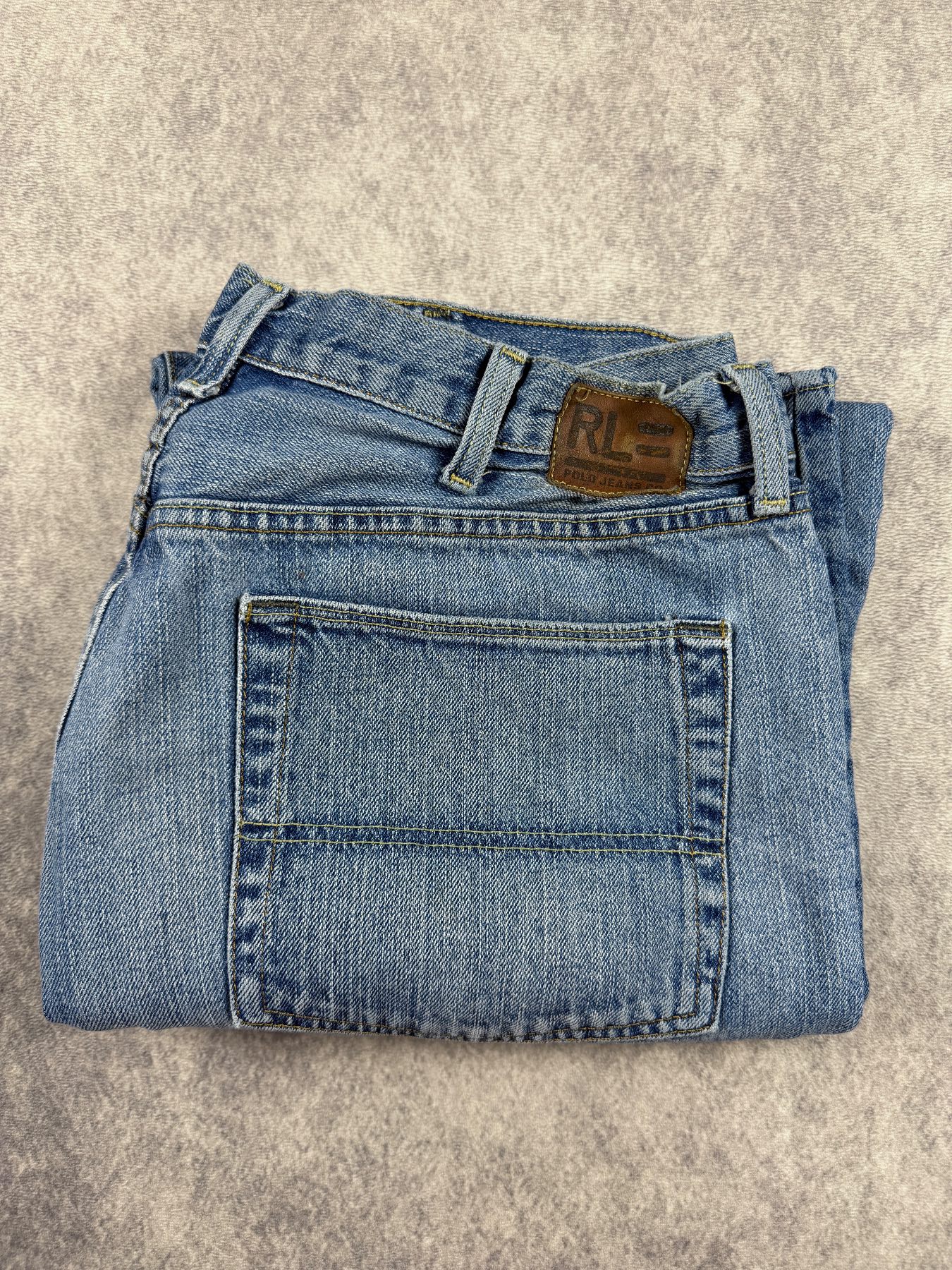 Polo Jeans Ralph Lauren Hayden Jeans Blue Denim Straight Leg Vintage W40 L32
