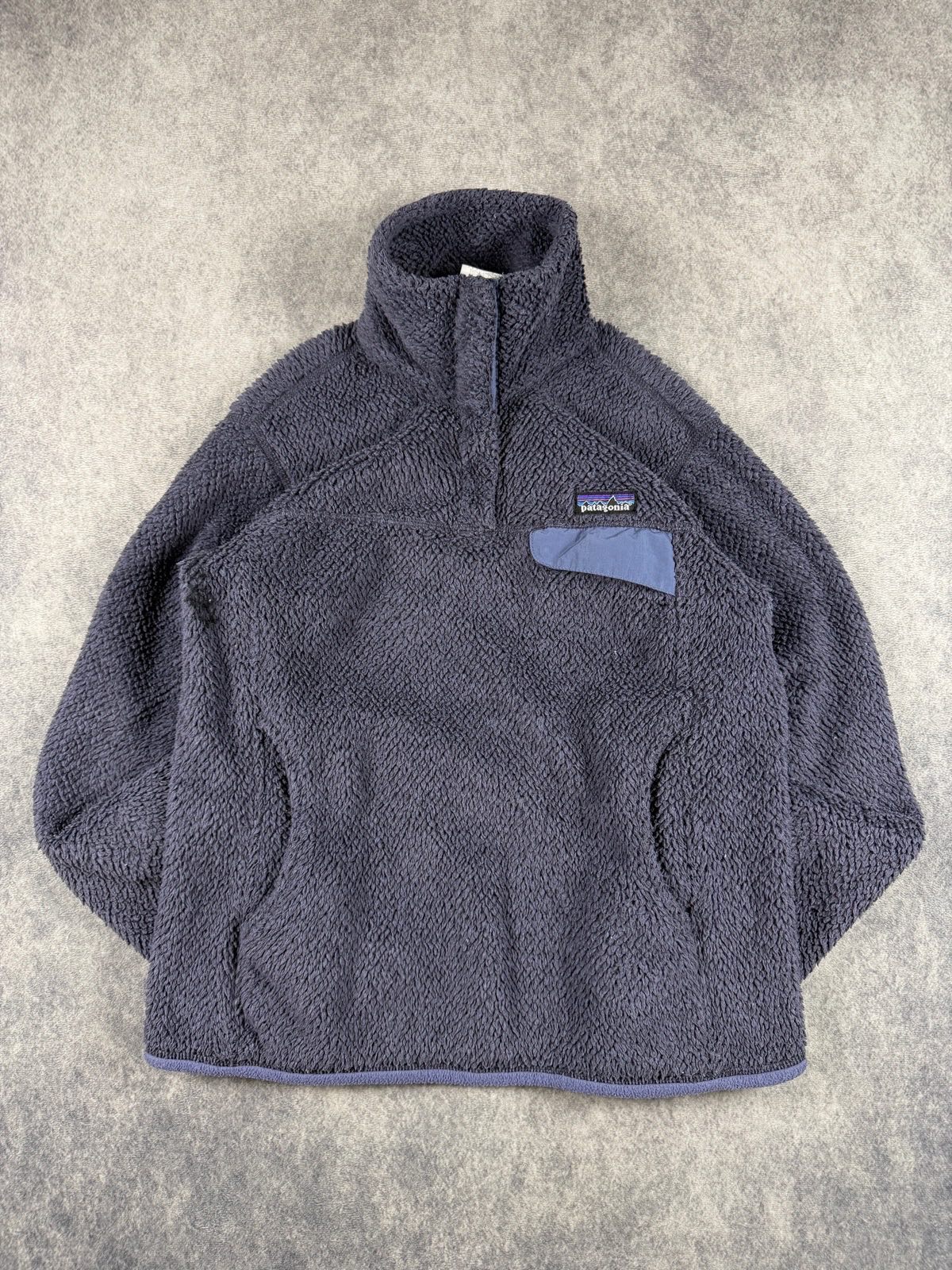 Patagonia Re-Tool Snap-T Women’s Fleece Pullover Purple Blue Size S