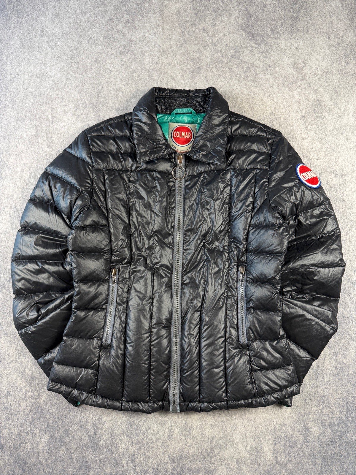 Colmar Originals Women’s Down Puffer Jacket Black UK 10 Goose Down Lightweight