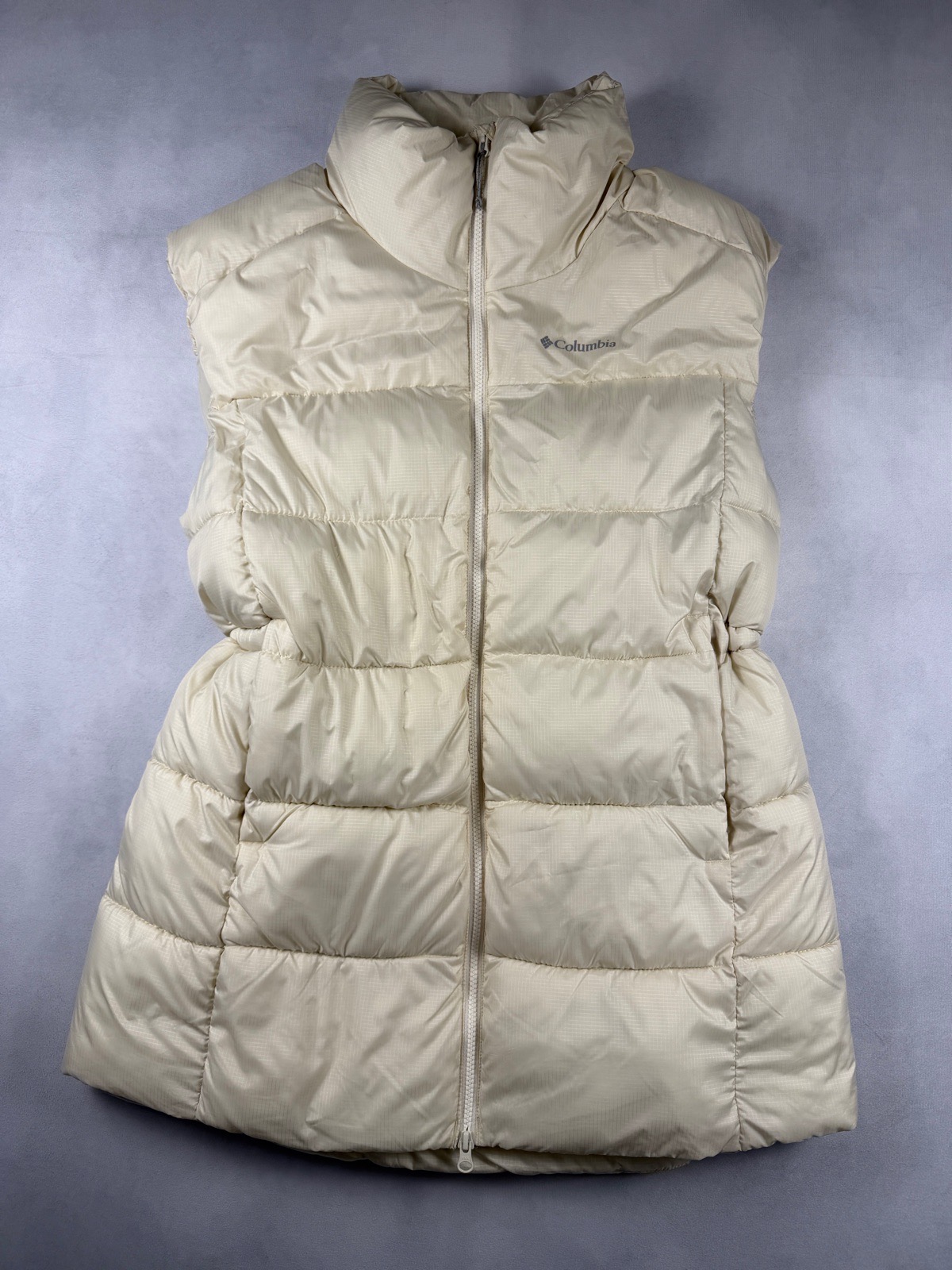 Columbia Women’s Puffer Gilet Cream Size L UK 12-14