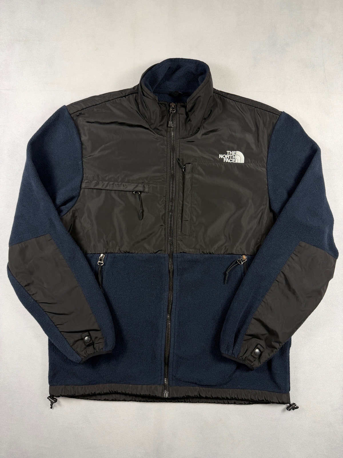 The North Face Summit Series Polartec Recycled Navy Black Denali Fleece Jacket M