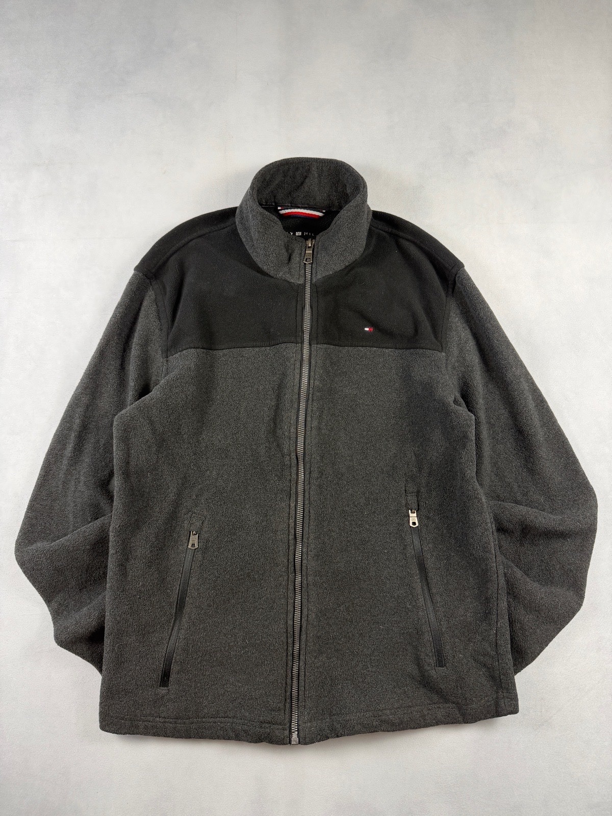 Tommy Hilfiger Grey Full Zip Fleece Jacket Women’s M UK 10