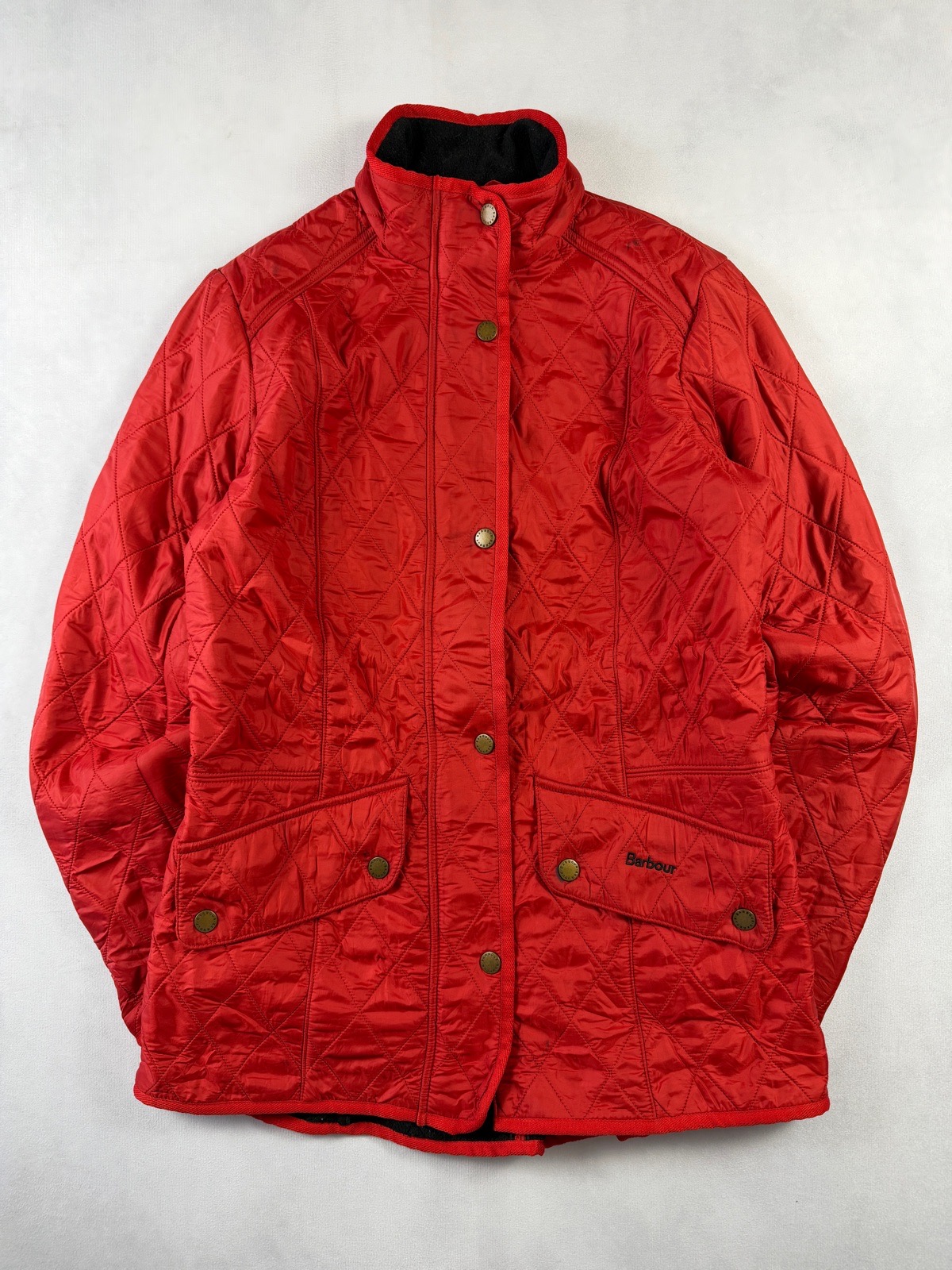 Barbour Cavalry Polarquilt Women’s Quilted Jacket Red UK 12