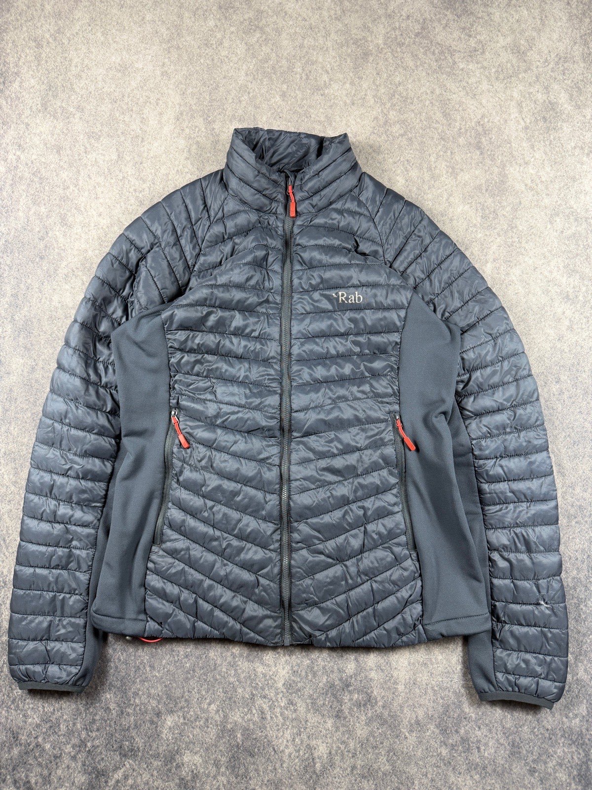 Rab Women’s Cirrus Flex Insulated Jacket Grey UK 12 Outdoor Lightweight Puffer