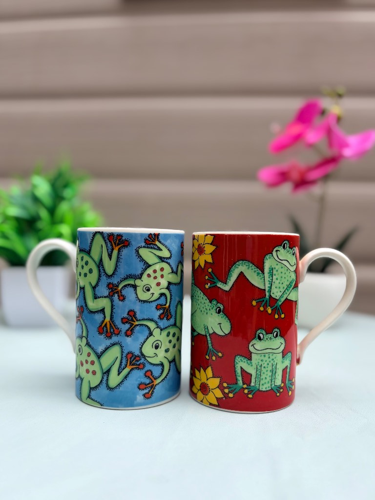 Dunoon Funny Frogs coffee cup mug