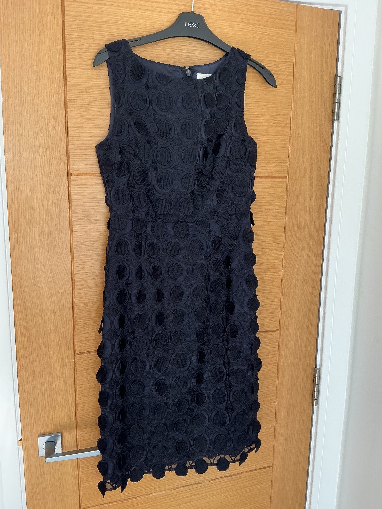 Phase eight navy mother of the bride wedding shift dress size 8