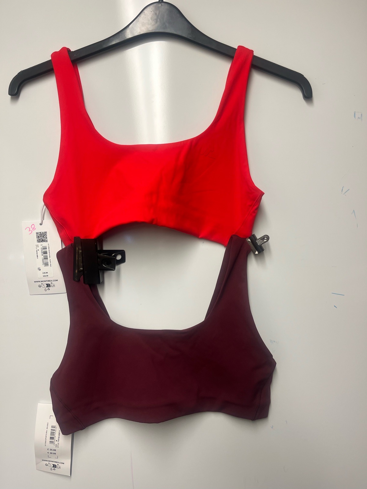 Woman’s Montirex sports bra’s x2