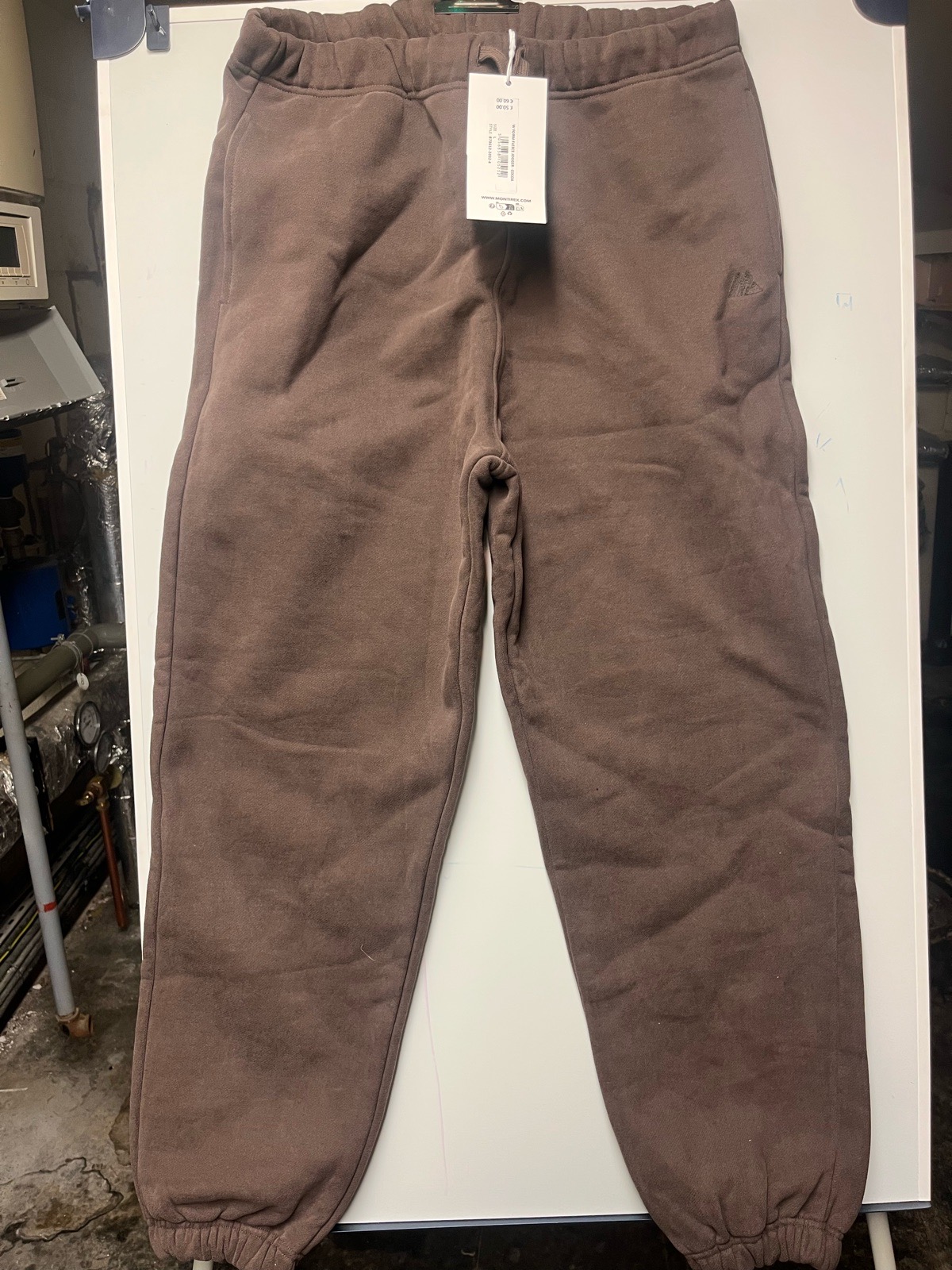 Montirex ladies brown fleece joggers.