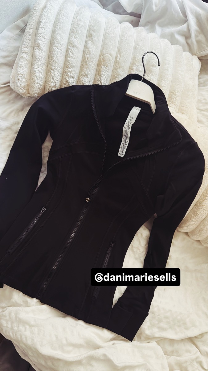 Lululemon Define Jacket Black UK Size 2 | Brand New