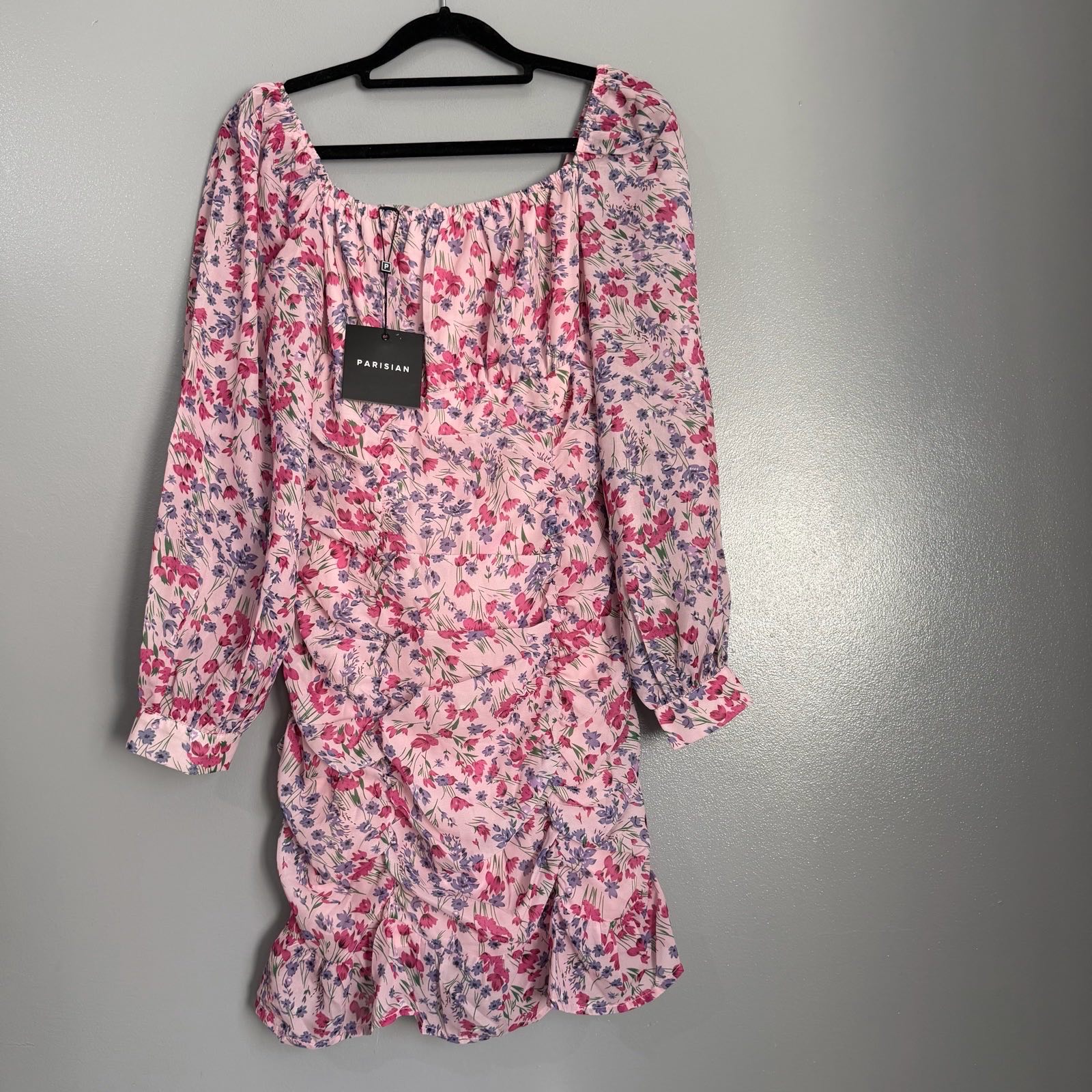 Parisian floral mini dress