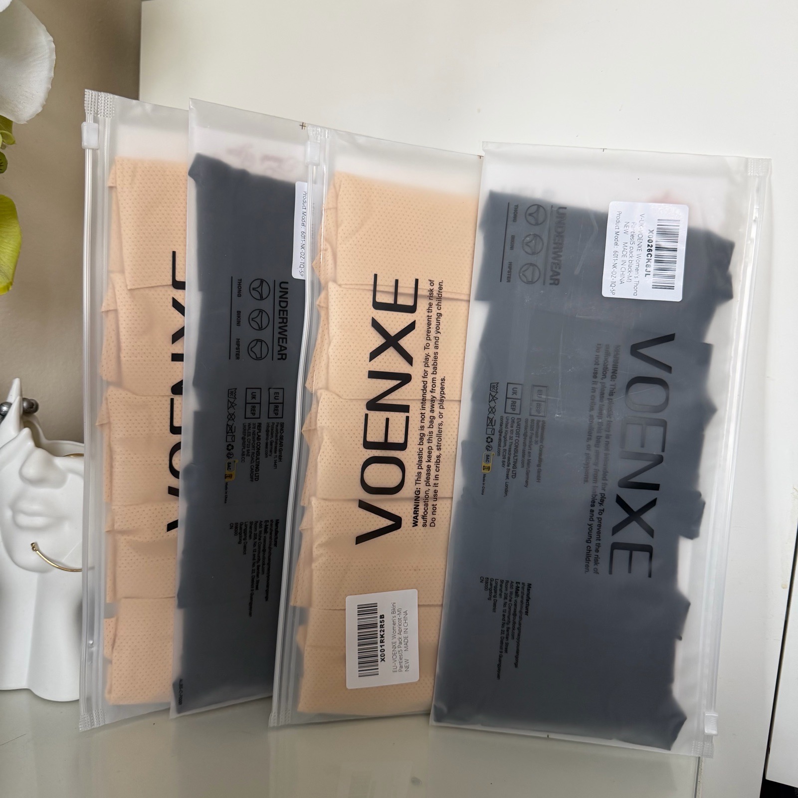 Ladies 4 pack underwear M new