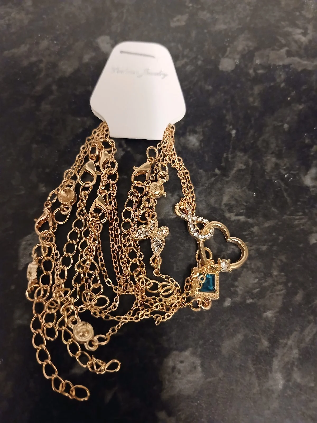 Gold Tone Bracelets Set