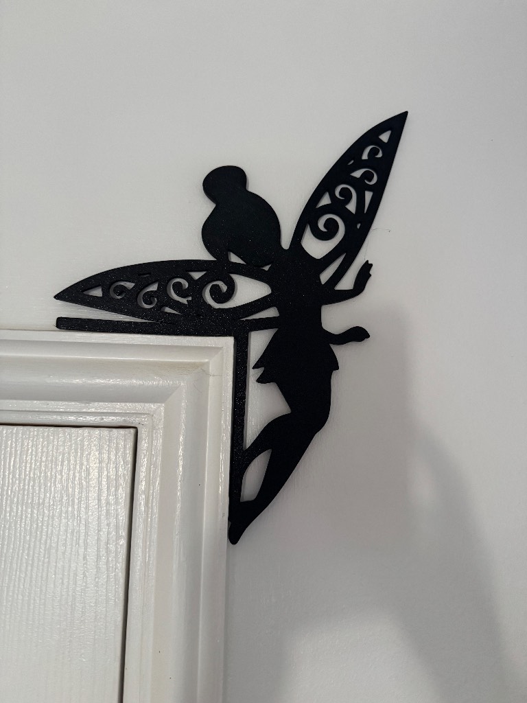 Adorable Disney tinkerbell over the door frame sign
