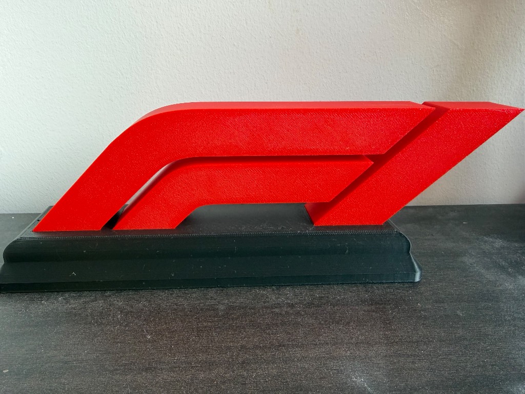 3d printed Forumla One sign