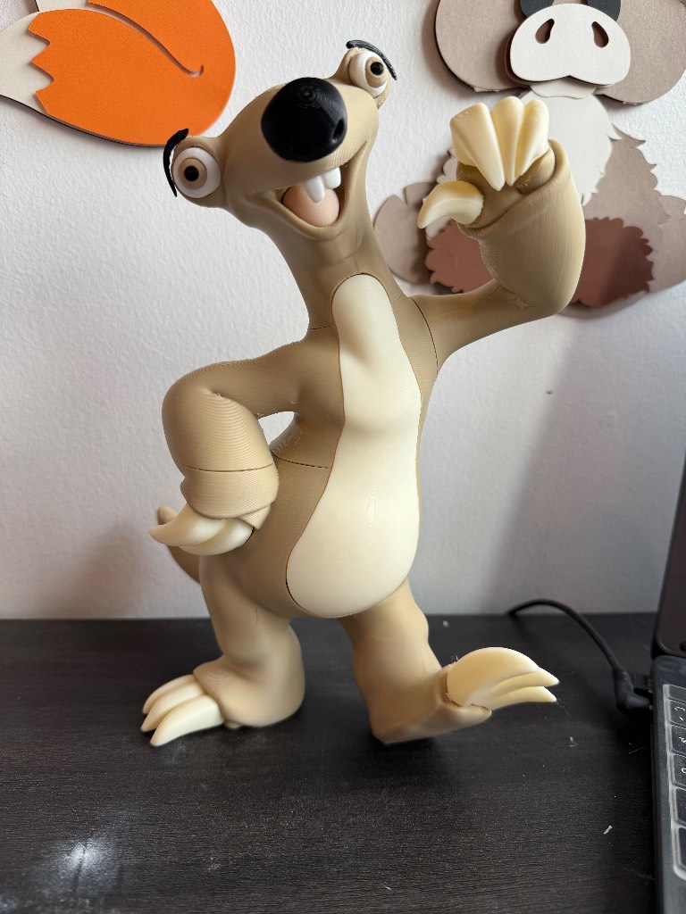 Ice age aid the sloth figurine