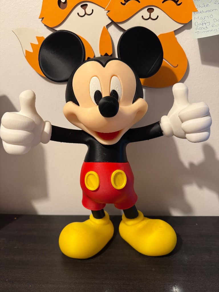 Adorable Disney Mickey Mouse figurine