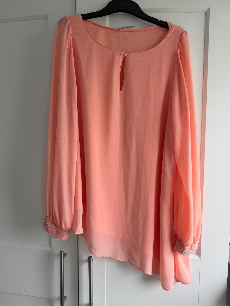 Beautiful coral Wallis blouse top size 12