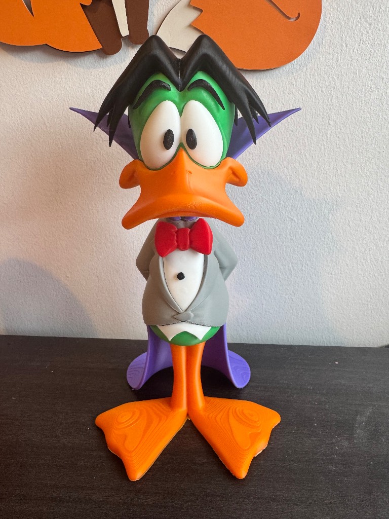 Adorable count duckula figurine stands 25cm tall