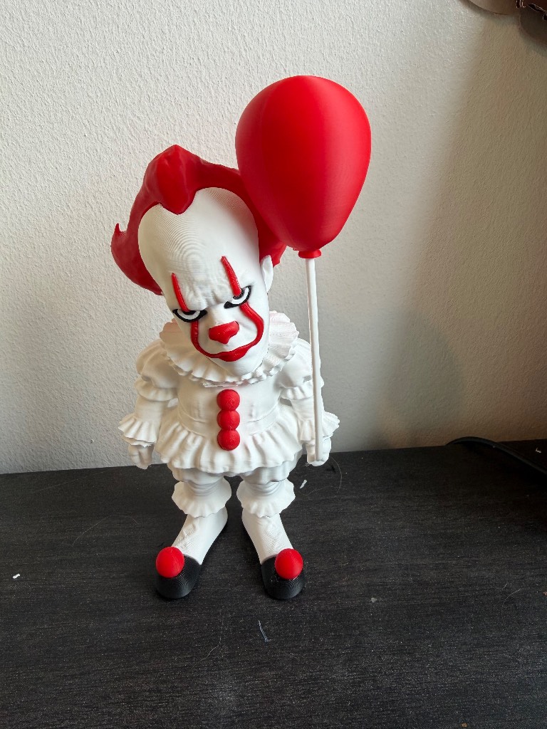 3d printed Pennywise figurine