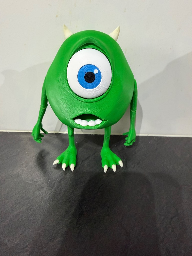 Adorable Disney Mike Wasowski figurine stands 13cm tall