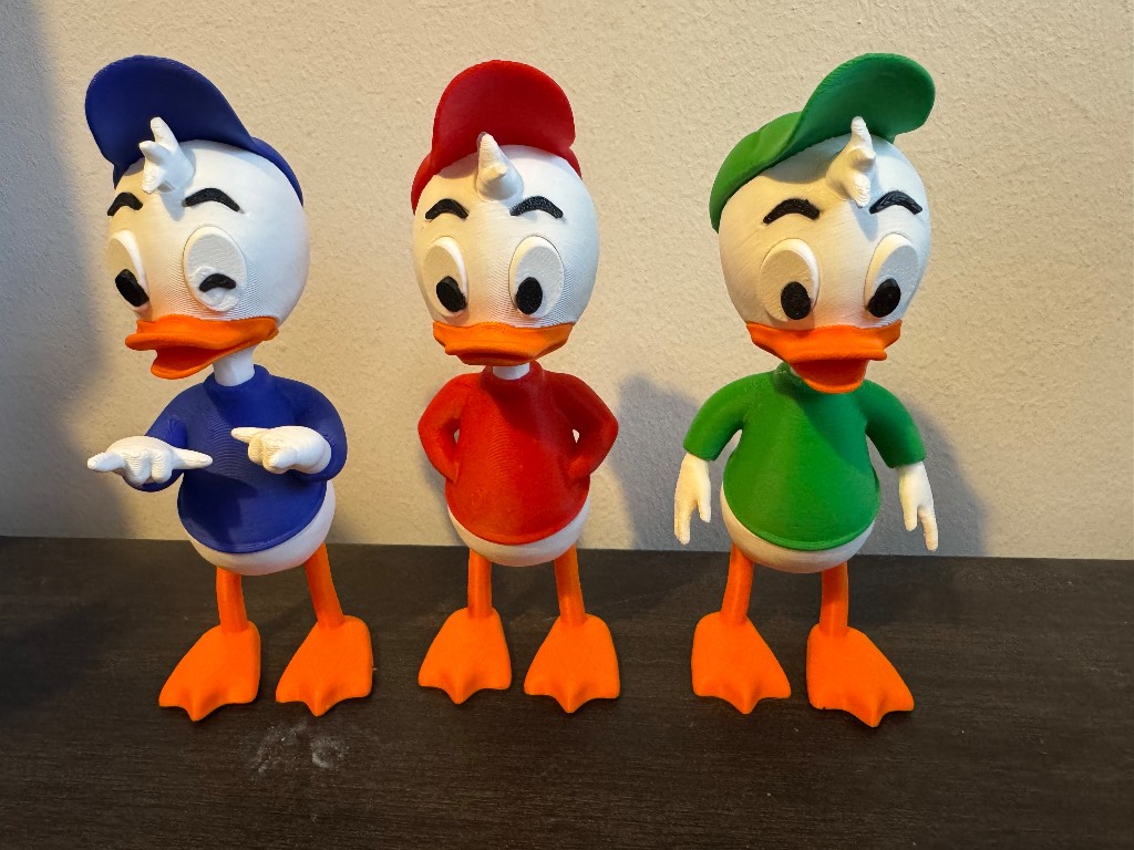 Adorable Disney Huey, Dewey, and loui figurines