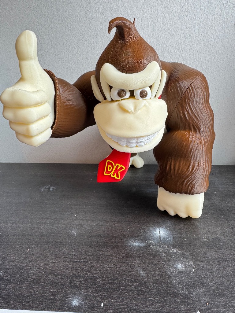 Adorable donkey kong figurine