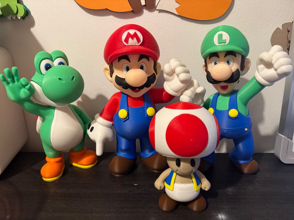 Adorable 3d printed super Mario bundle