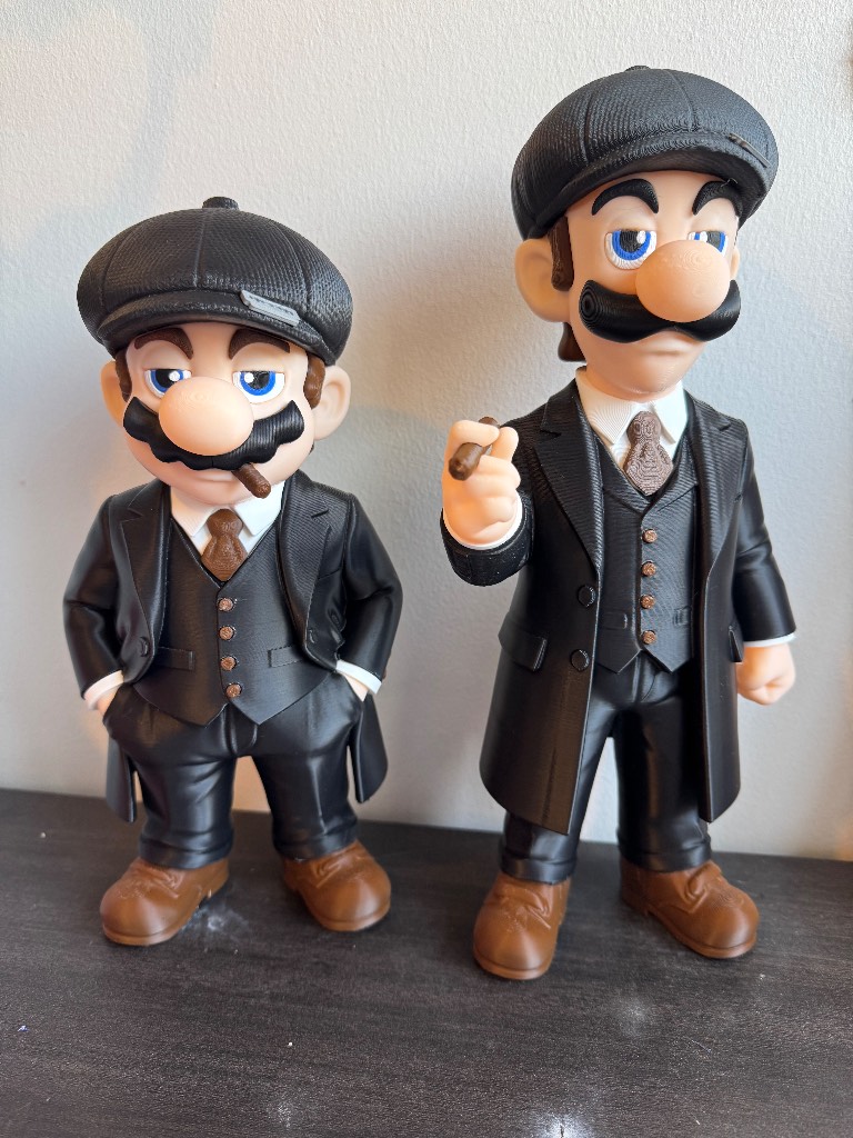 Super Mario peaky blinders Mario and Luigi set