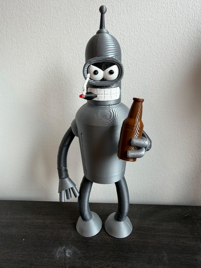 Adorable bender furturama figurine stands 26cm tall