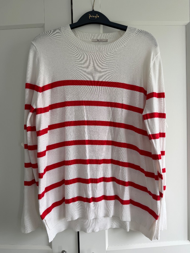 Tu jumper with bows on arms size 12