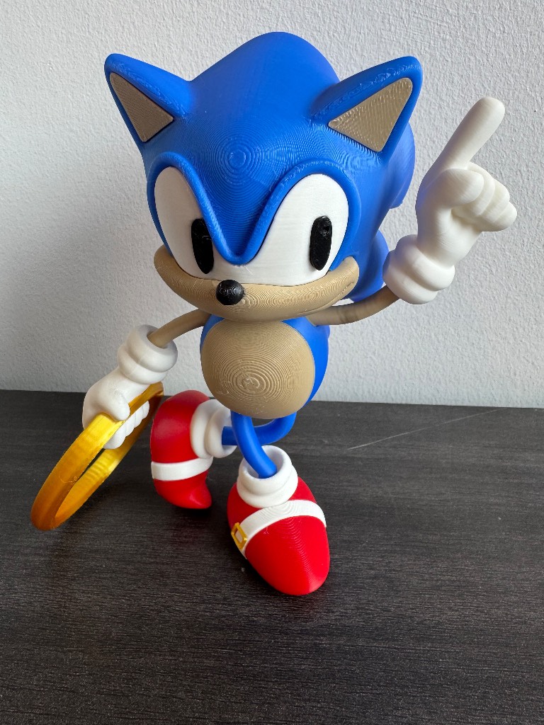 Adorable sonic the hedgehog figurine