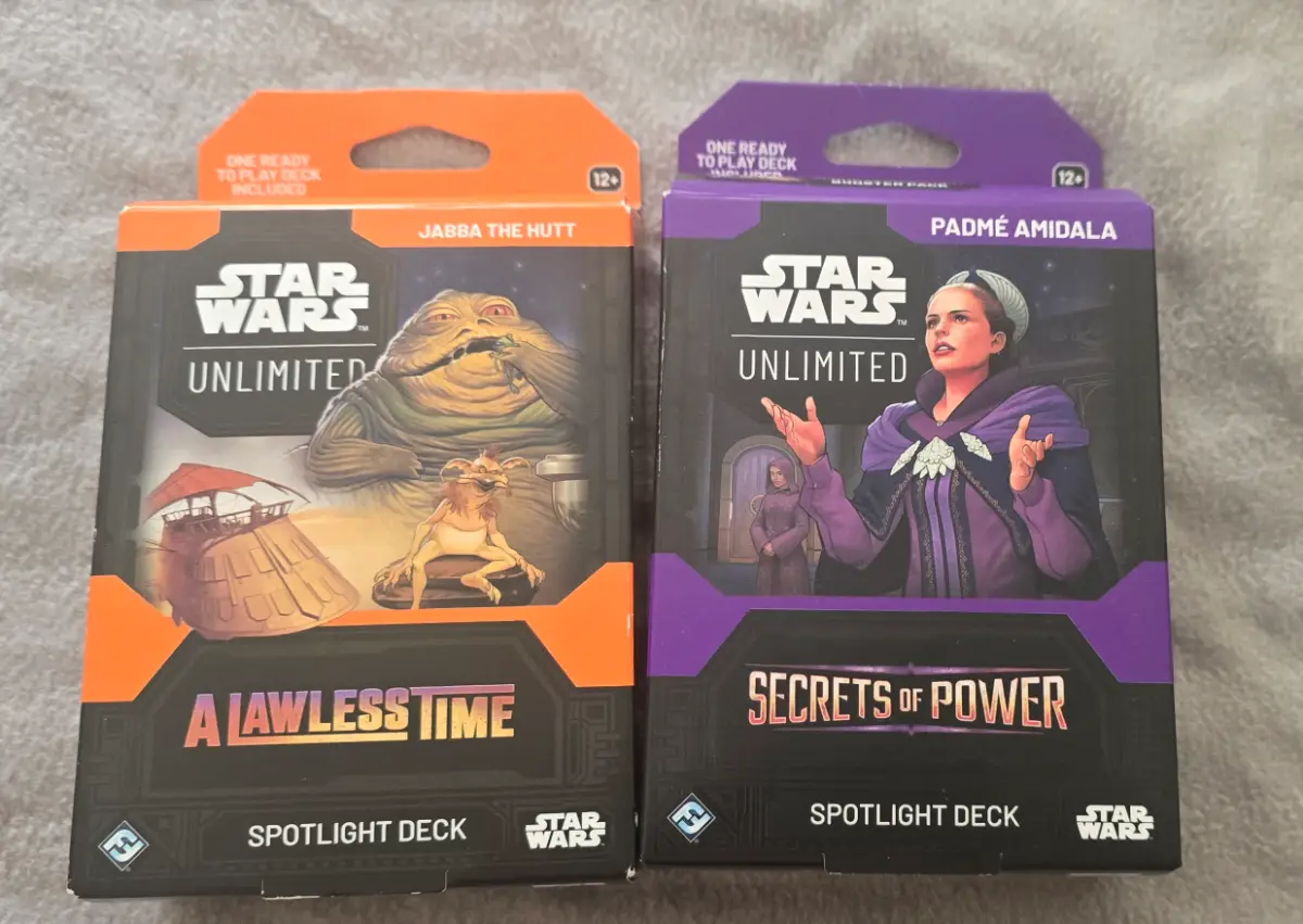 Star Wars spotlight decks x 2 unopened
