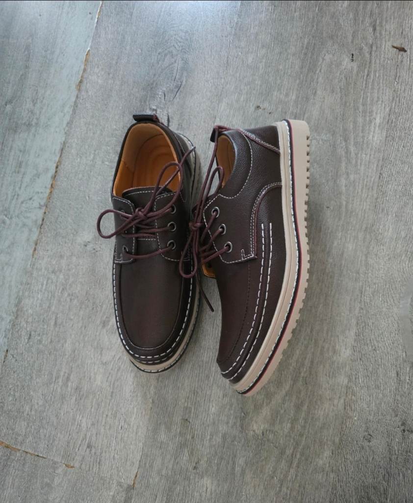 Men's Leather Derby Shoes