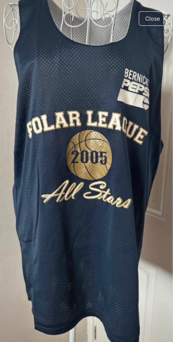 Bernick's Pepsi Polar League 2005 All Stars Basketball Sports Jersey / Vest Size Large Unisex
