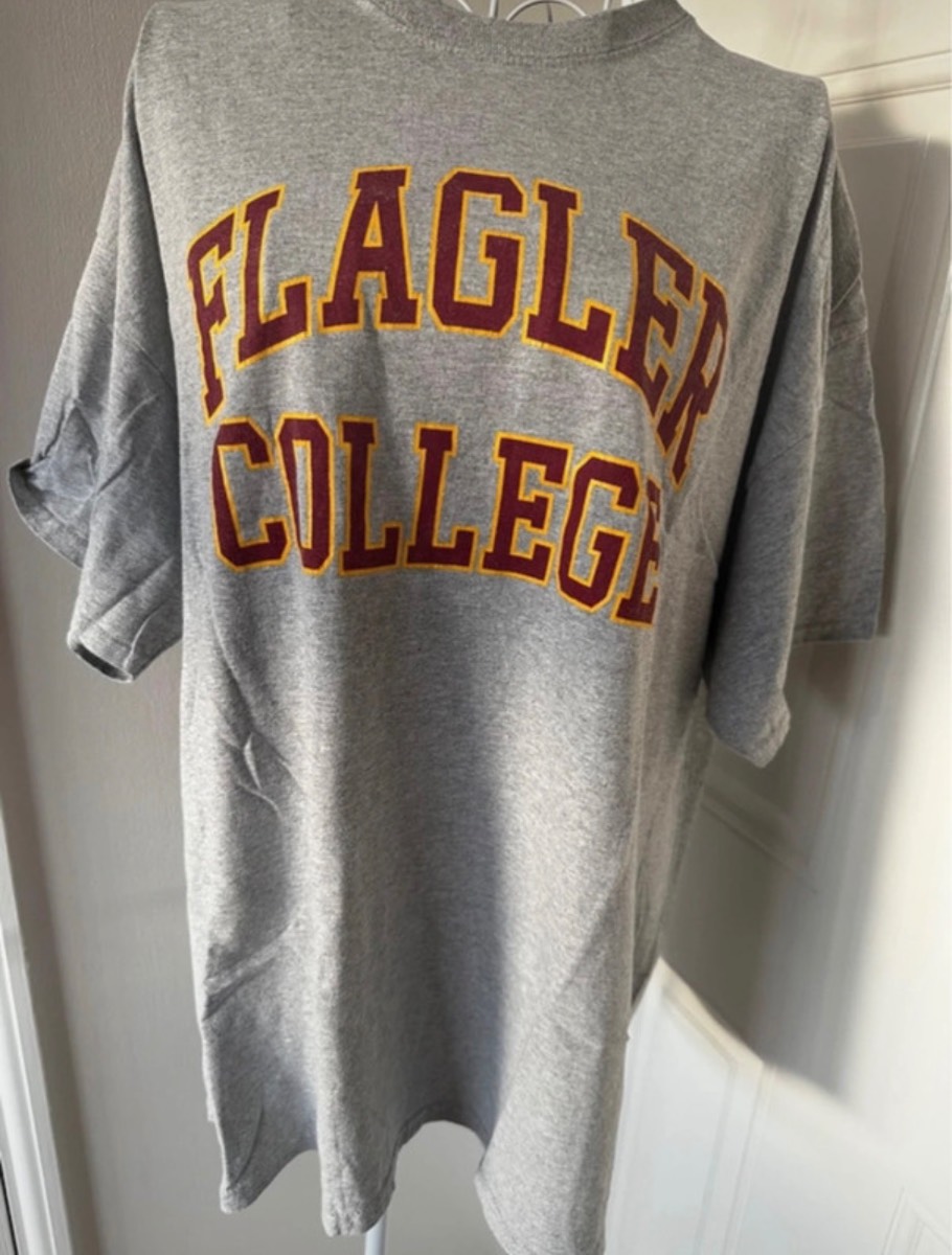 Men's Flagler Collge T Shirt Size XXL Grey in colour