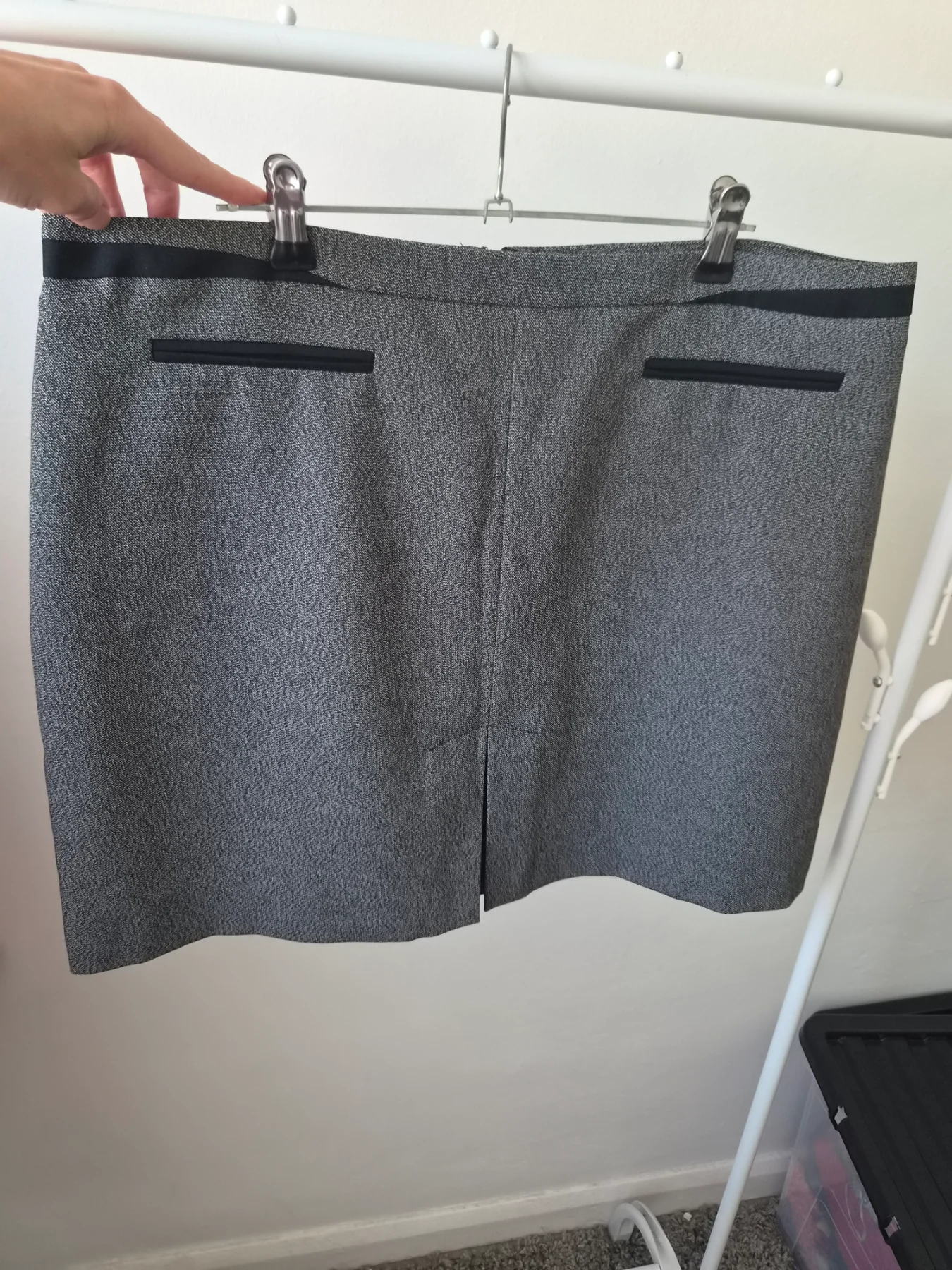 Grey/black short skirt in size 16 by South