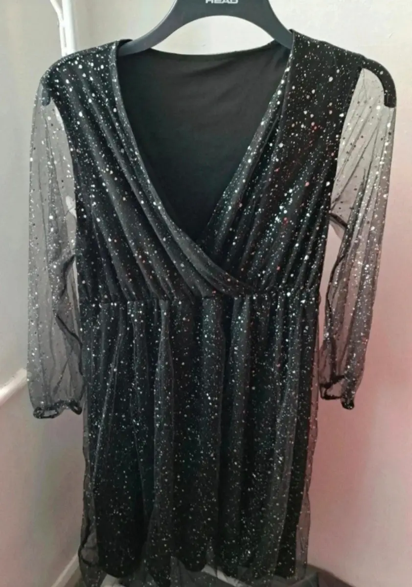 Black and silver dress.Size XL.