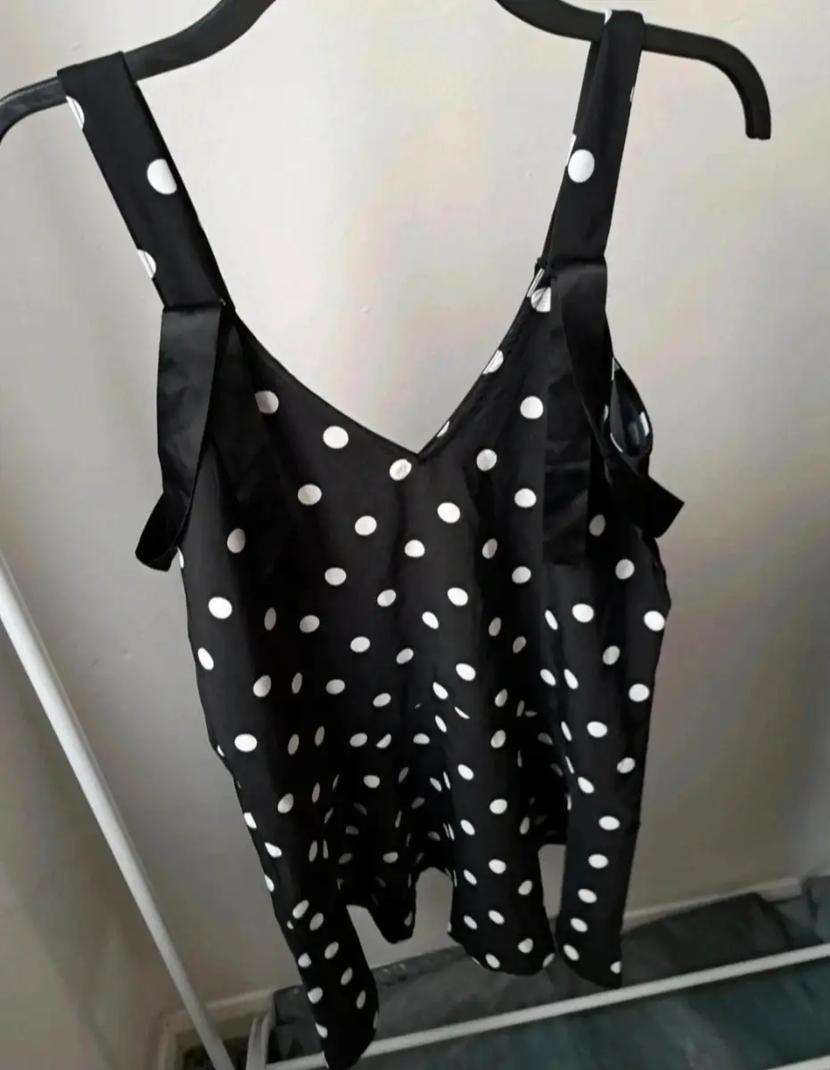 Black/white spot dress. Size 12 by Collection London