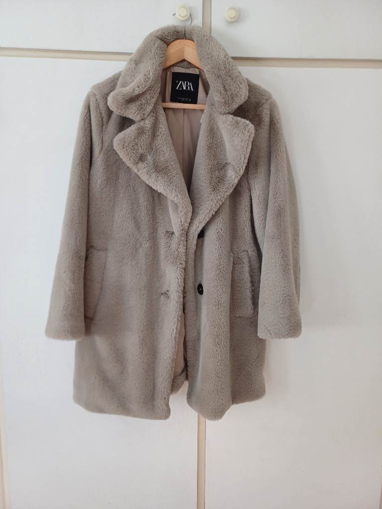 Zara  Faux fur coat