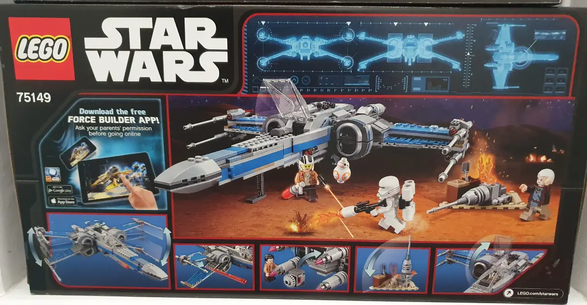 Lego Resistance X-Wing Fighter Spaceship NEW